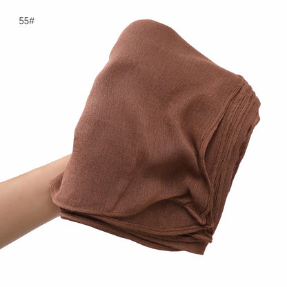 The Crinkle Rayon Hijab – Effortless Elegance, All-Day Comfort