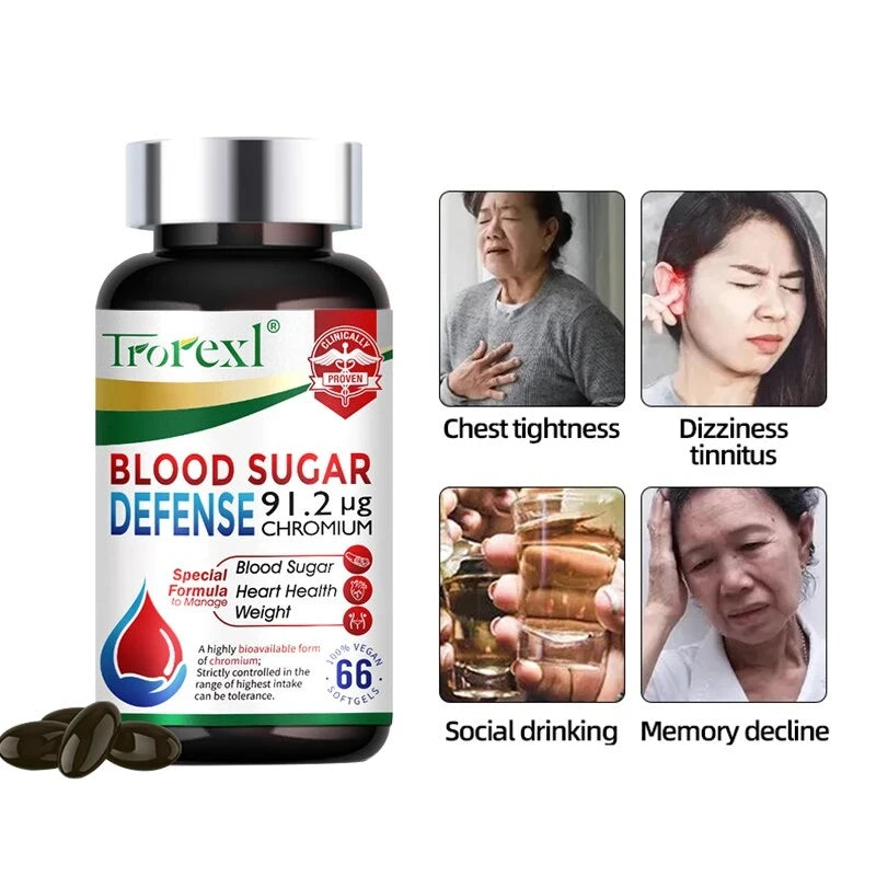 The Sugar Shield – Blood Sugar Defense & Cardiovascular Support Capsules