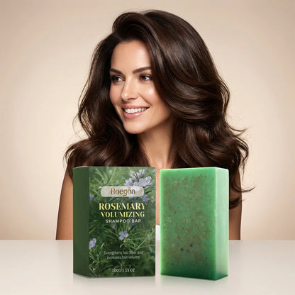 Rosemary Volumizing Shampoo Bar Natural Olive Coconut Oil Solid Soap Hair Cleansing Refreshing Smooth Lightweight Hair Care