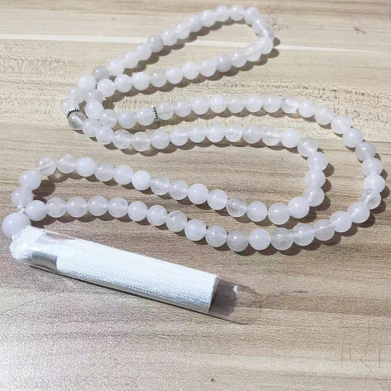 8mm Matte Amazonite,Yellow Tiger Eye,Black Onyx ,Islamic Muslim Tasbih 99 Bead Bracelet Men and Women Blessing Rosary Jewelry