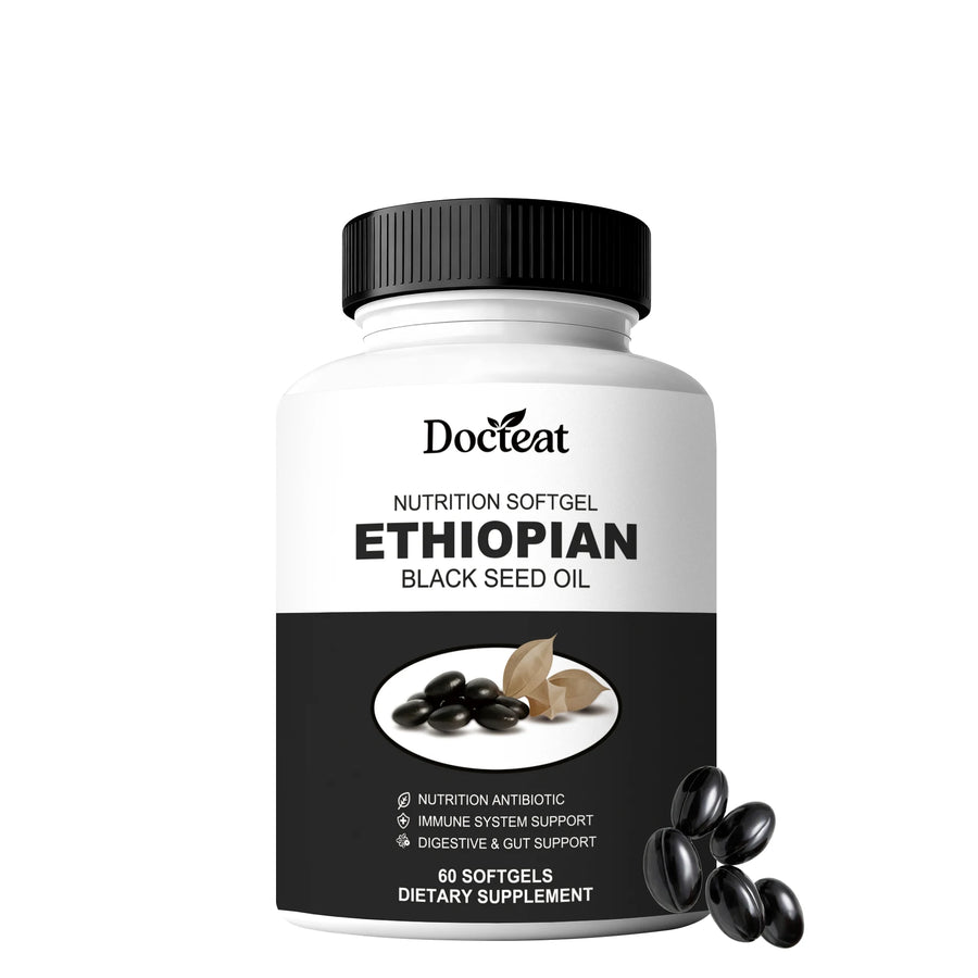 The Black Seed Shield – Immune Support Softgels with Turmeric & Ginger (60 Count)