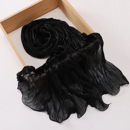 The Wavy Edge Hijab – Elegance with Every Fold