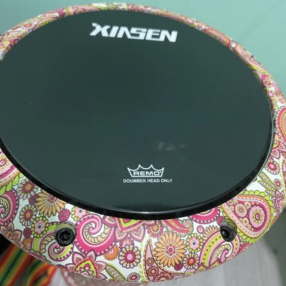 Portable Doumbek Drum 8.5 Inch Arabic Drum Professional Perform Practice Adult Beginners Light Doumbek Percussion Instruments