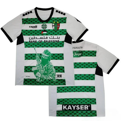 2025 new 3D printed Palestinian football jersey, T-shirt for men and women, quick-drying and breathable sports shirt.