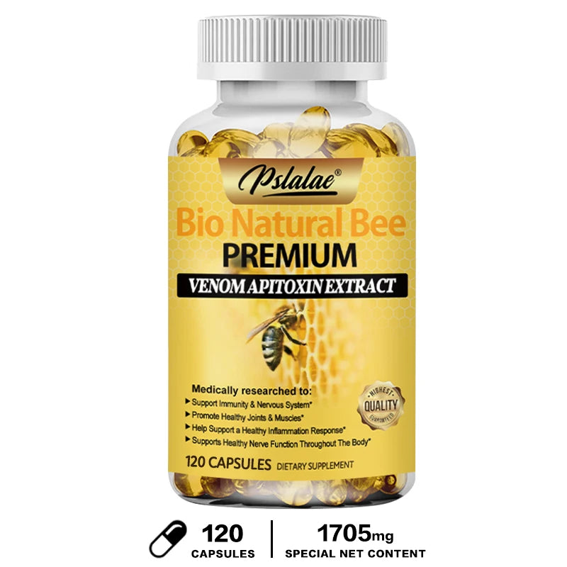 Bee Venom Extract Capsules 120 capsules Non-GMO