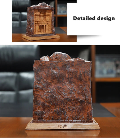 Petra Ancient City Resin Ornament – Creative Jordanian Heritage Decor