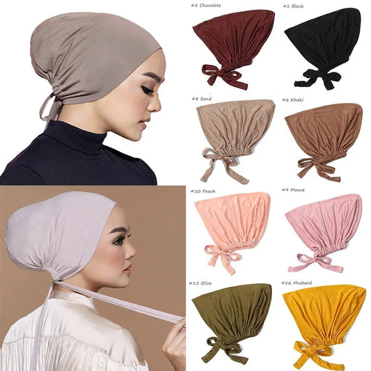 The Modal Turban – Soft Inner Hijab Cap & Underscarf for Women