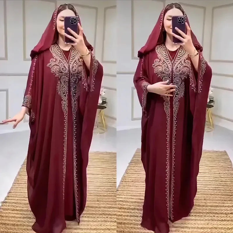 The Hooded Heritage – Luxury Boubou Ankara Plus Size Abaya