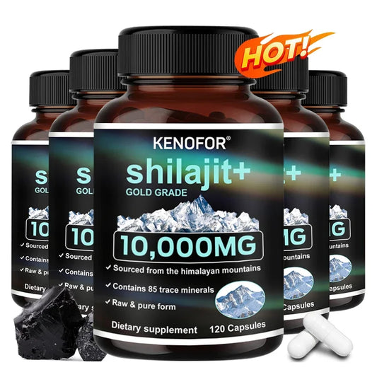 Original Himalayan Shilajit Capsules – Pure Fulvic Acid & 85+ Trace Minerals