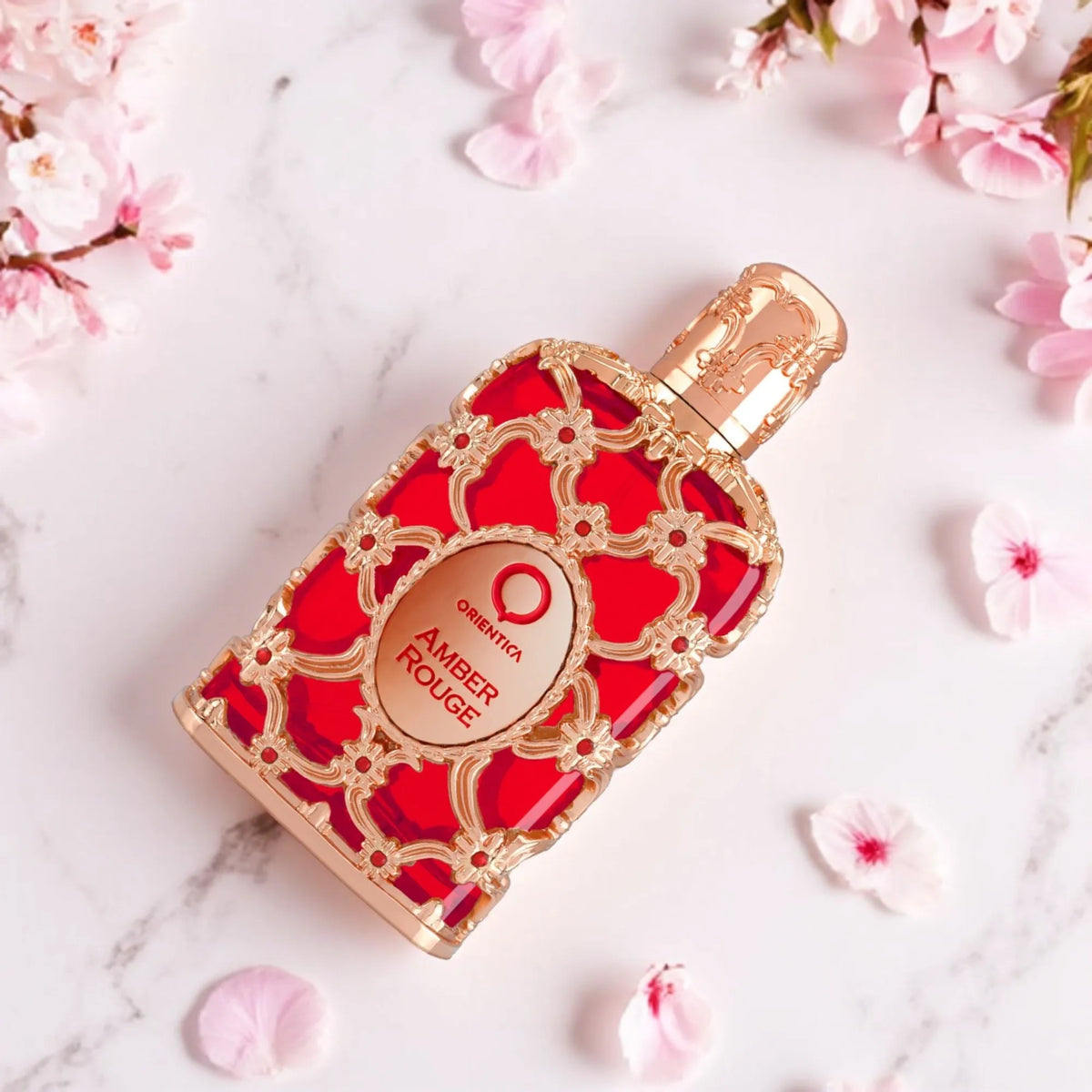 NOTICE DISCONTINUED NO RESTOCK AVAILABLE PLEASE DO NOT PLACE ORDER OUT OF STOCK ORDERS WILL NOT BE SHIPPED Orientica Amber Rouge 80ml EDP Unisex Perfume Sweet Saffron Amber Long Lasting Luxury Fragrance