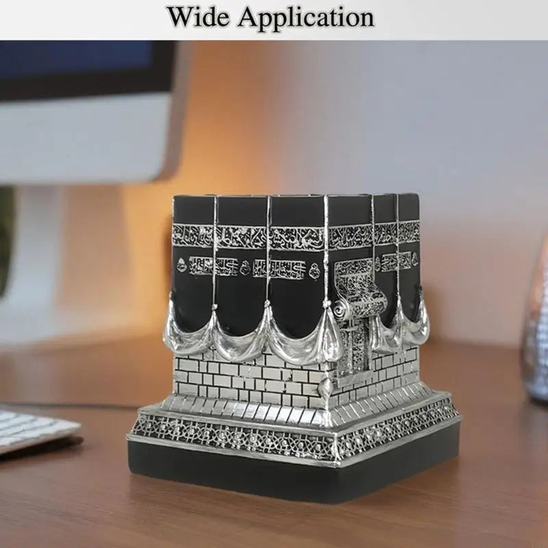Resin Kaba Decors Islamic Prayer House Model Eid Ramadan Gift Muslim Home Office Desk Decorations