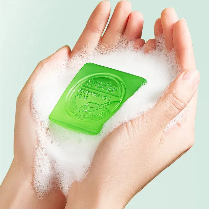 The Aloe Smooth – Handmade Essential Oil Cleansing Soap (100g)