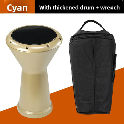 8.5 Inch Middle Eastern Drum Aluminium Arabic Hand Drumming Sound Healing Hand Drums Professional Percussion Musical Instruments