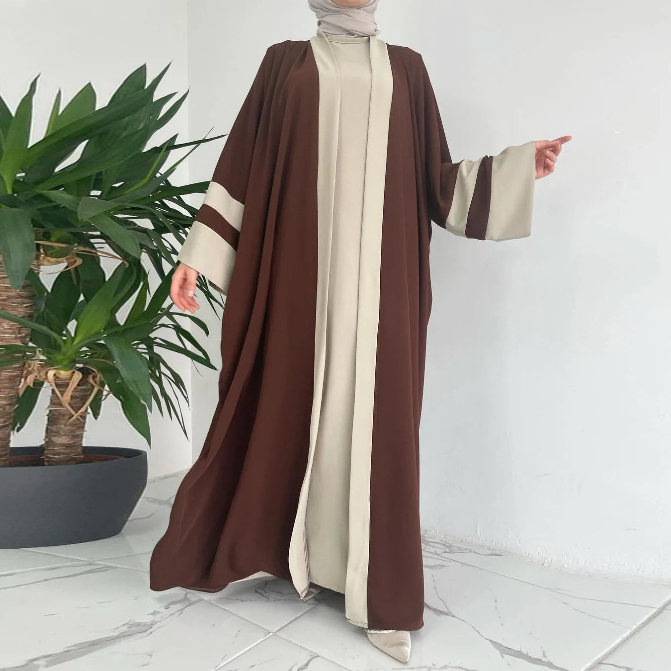 The Complete Eid – 2-Piece Moroccan Kaftan Set for the Arab Woman in America
