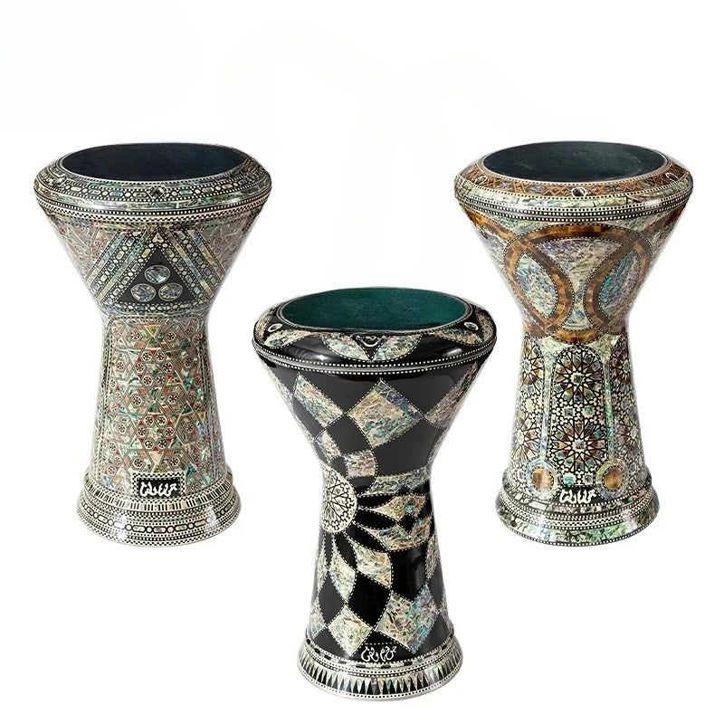 Middle Eastern drum Darbuka Arabic drum Handclapped percussion instruments Made in Egypt 8 Inch Aluminum