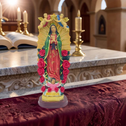 Statue of the Birth of Jesus by the Virgin Mary，the Size Is28cm/11.02in，Collectible Small Statue Ornaments，Ramadan Gifts