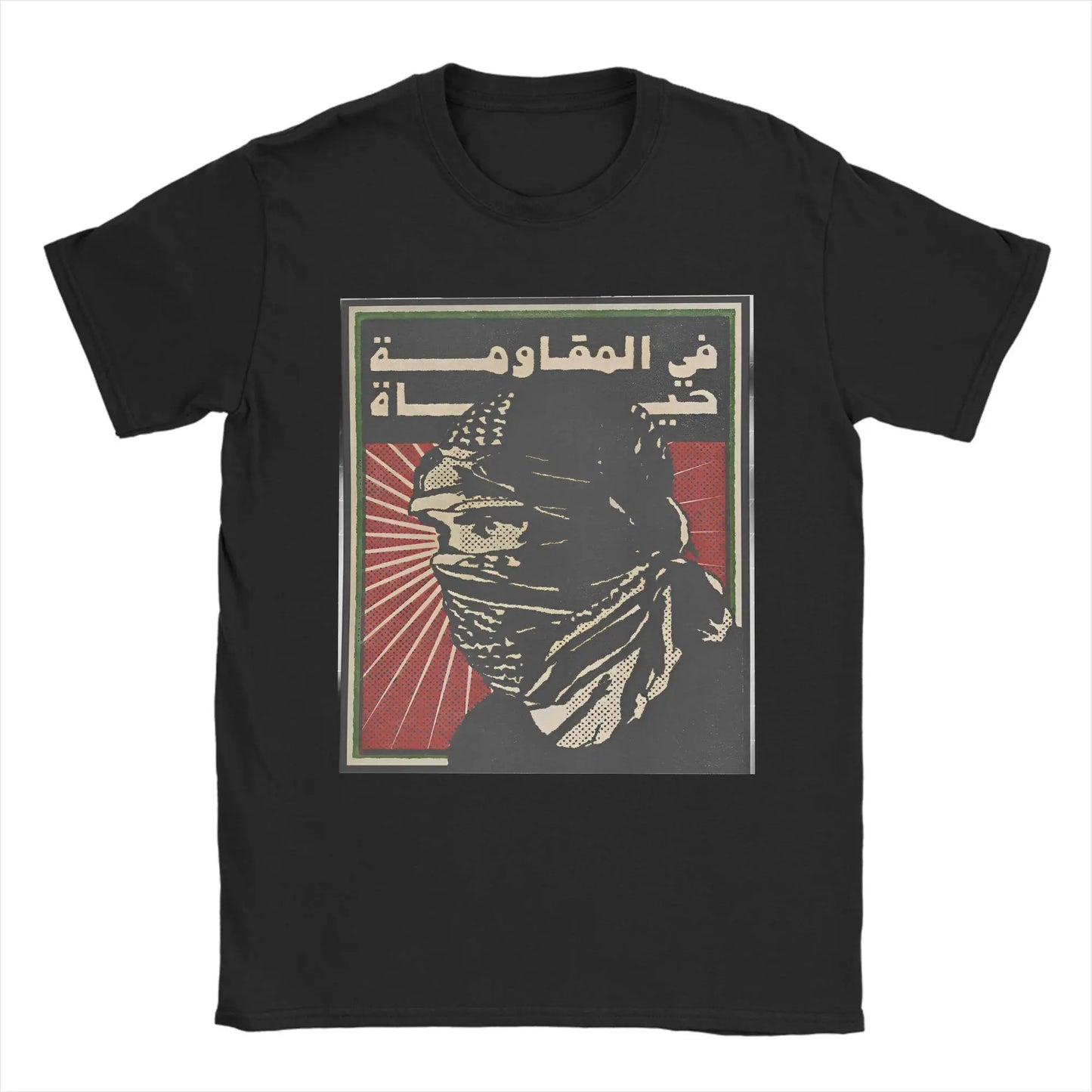 Novelty Palestine Gaza Woman T-Shirt for Men Round Neck Pure Cotton T Shirt  Short Sleeve Tee Shirt Gift Clothing