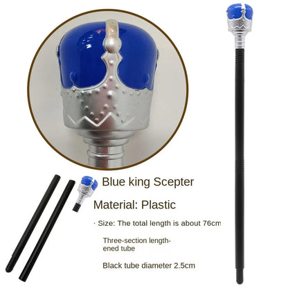 Pharaoh's Scepter Prop – Egyptian King Staff for Cosplay & Masquerade
