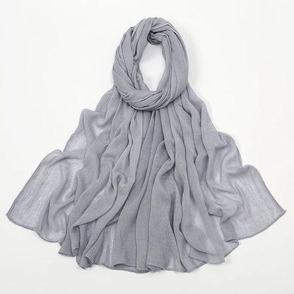The Crinkle Rayon Hijab – Effortless Elegance, All-Day Comfort