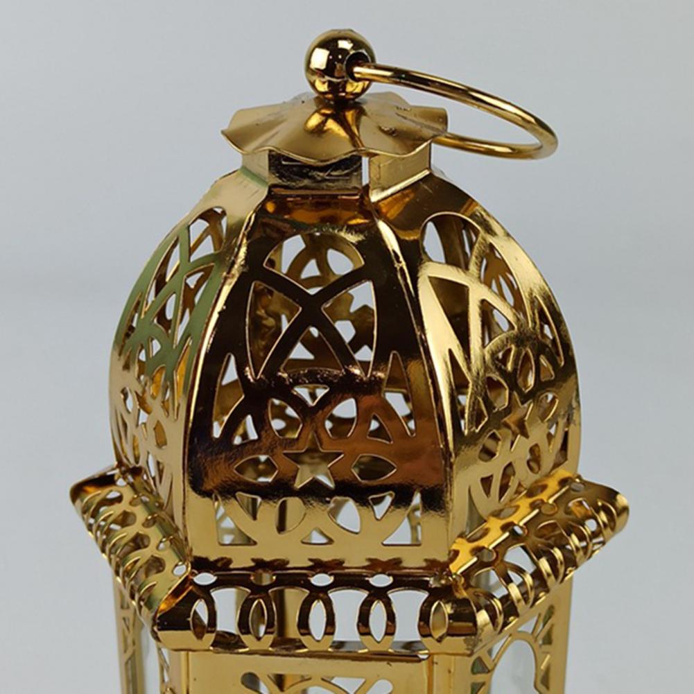 Moroccan European Wind Candlestick Lamp Stand Candle Holder Candlestick Desktop Candlelight Decoration Living Room Tealight