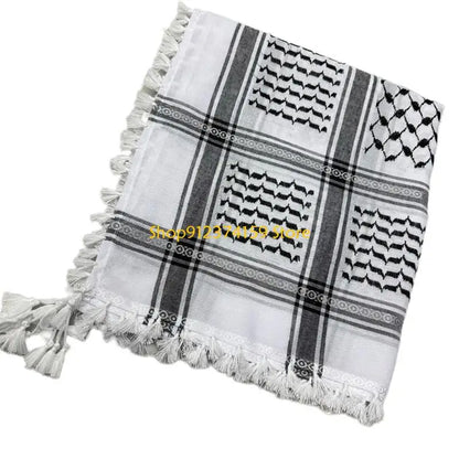 G5AE Comfortable Arafat Headscarf Keffiyeh Scarf for Men Everyday Use Cultural Event