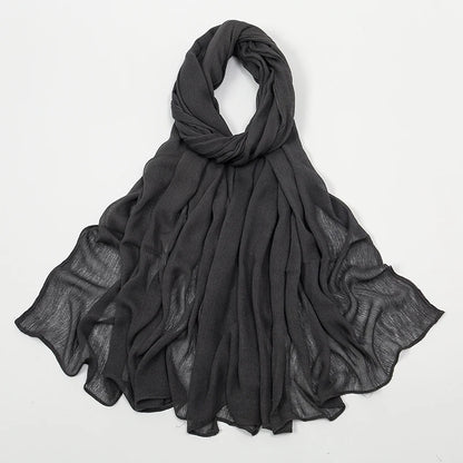 The Crinkle Rayon Hijab – Effortless Elegance, All-Day Comfort