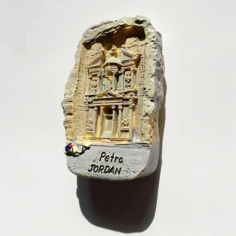 Petra Handicraft Fridge Magnet – Jordanian Tourism Souvenir, Home Collection