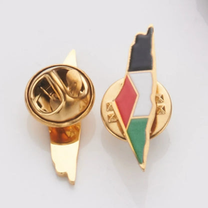 YQ Stainless Steel Palestine Brooch For Badge Accessories