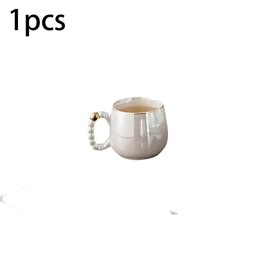 Pearl White Porcelain Tea Set – Teapot, Sugar & Milk Jug, 1/6/8 Pieces