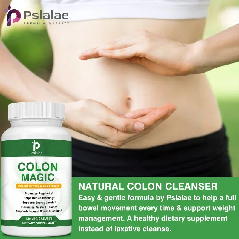 Colon Detox and Cleanse - Contains Psyllium Husk To Relieve Bloating and Constipation