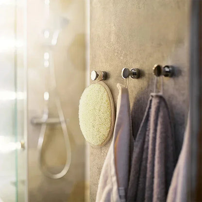 1/2Pcs Natural Loofah Skin Bath Wipes  Foaming and Mud Scrubbing Bath Wipes Bath Towels Bath Flower Accessories