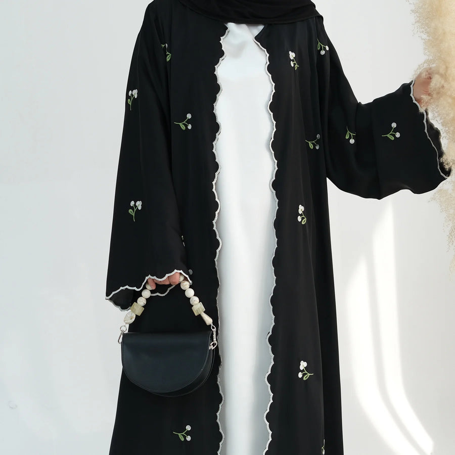 Eid Embroidered – The Cardigan Abaya for the Muslim Woman in America