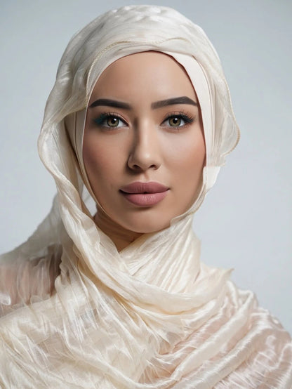 The Wavy Edge Hijab – Elegance with Every Fold