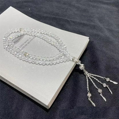 Islamic Tasbih Muslim Rosary Beads Glass 99 Prayer Rosary For Men Bracelet Natural Stone Handmade Turkey Ramadan Chains Pendant