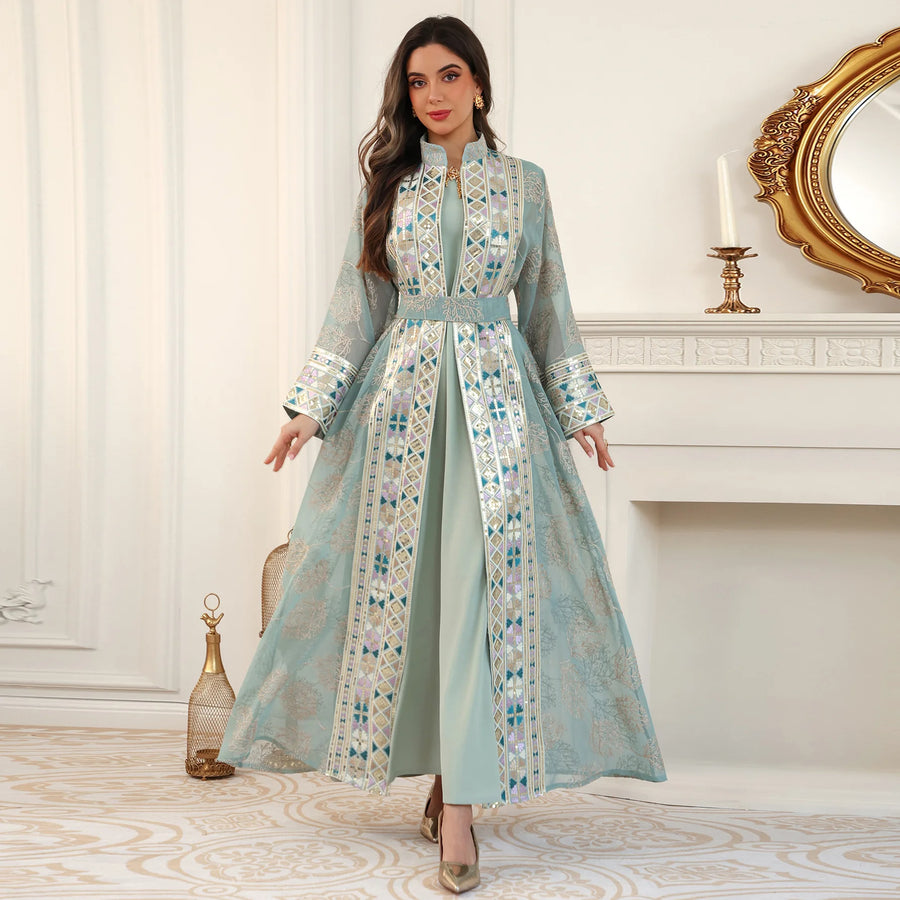 The Eid Ensemble – 2-Piece Kaftan Set for the Muslim Woman in America