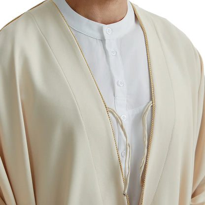 Ramadan Djellaba Eid Abayas Prayer Kaftan Men Muslim Open Abaya Turkey Arabic Cardigan Robe Morocco Jubba Thobe Islam Dishdasha