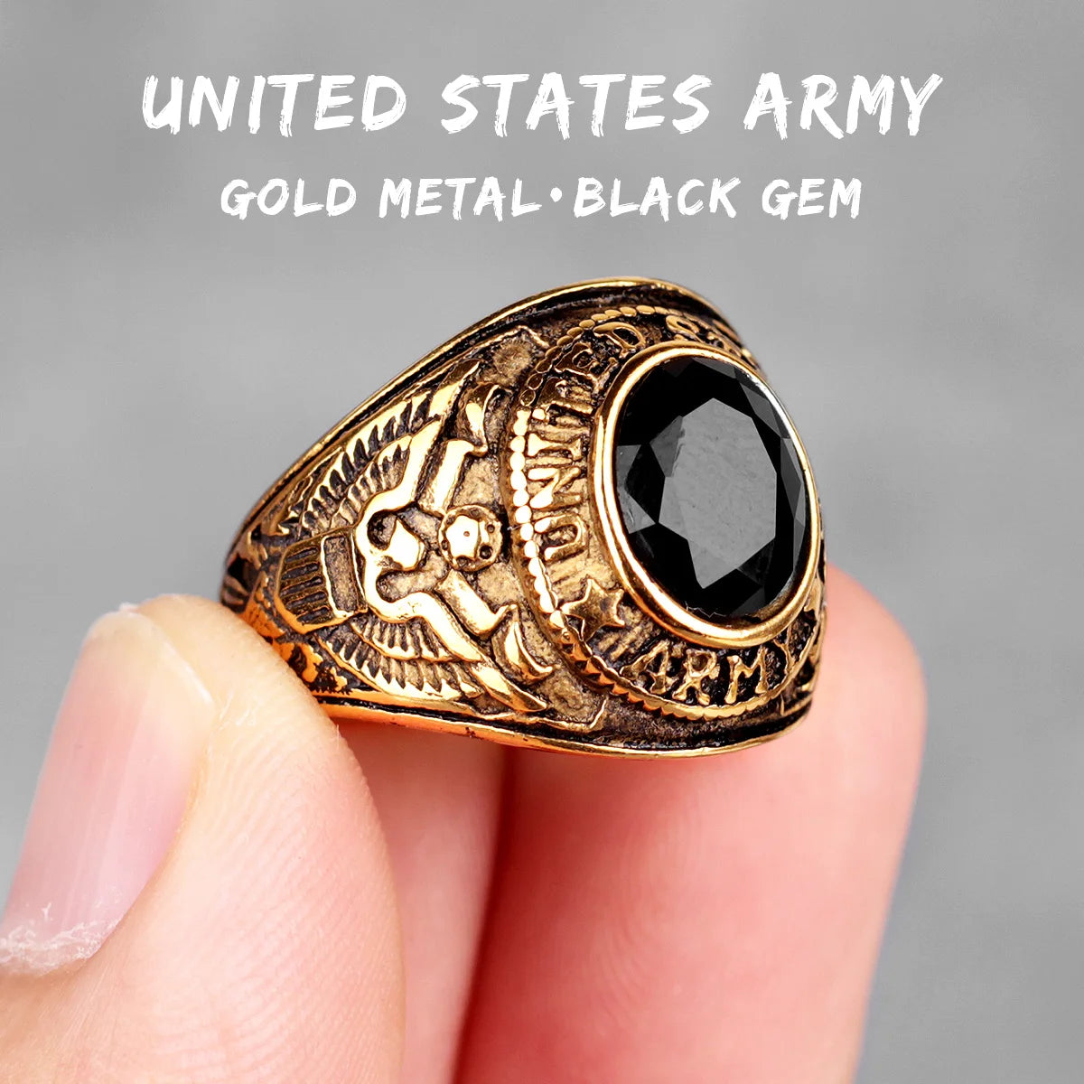 Stainless Steel Mens Rings Gold Silver Color Red Blue Rhinestone Simple Luxury for Male Boy Jewelry Creativity Gift Wholesale