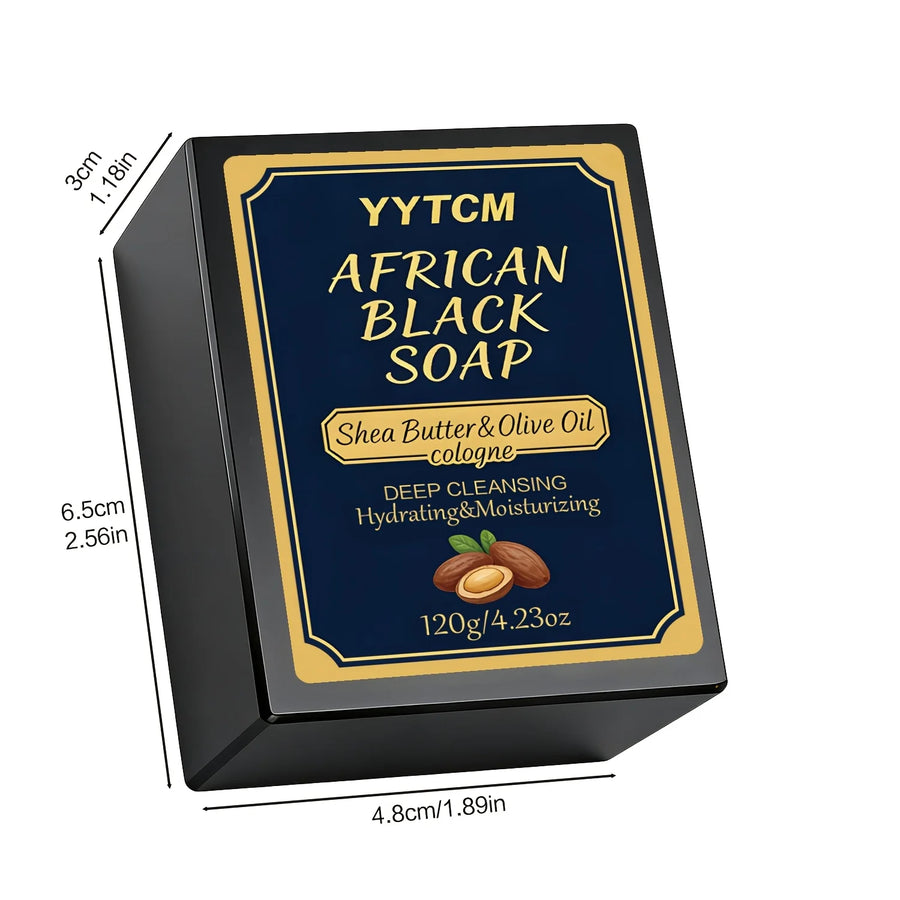 The African Remedy – Bamboo Charcoal & Shea Butter Soap (120g)