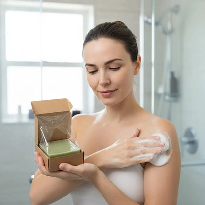 Ancient Soap Natural Olive Oil Laurel Extract Handmade Soap Bar Anti-Mite Deep Cleansing Oil Control Face Body Wash Skin Care