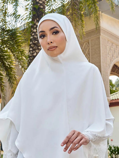 The Double-Layer Chiffon Instant Hijab – Effortless Elegance in Seconds
