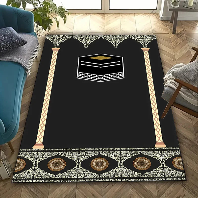 17 Styles Muslim Prayer Carpet Room Living Room Bedroom Sofa Large Area Mat Daily Prayer Soft Carpet Ramadan Gift for Friend