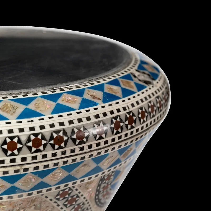 Middle Eastern drum Darbuka Arabic drum Handclapped percussion instruments Made in Egypt 8 Inch Aluminum