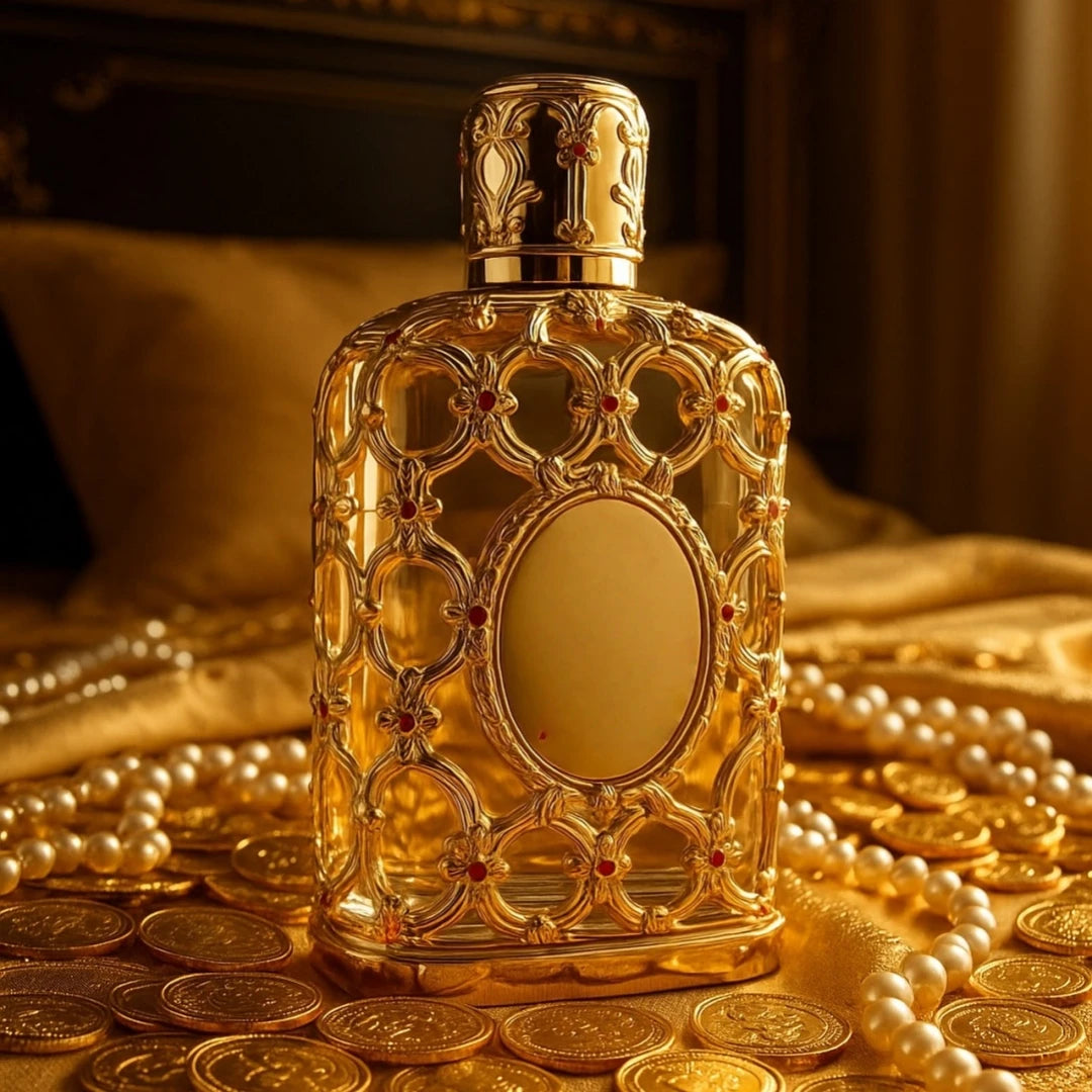 Exclusive Royal Amber Fragrance 80ml – Vanilla, Bergamot, Pineapple Notes – Amber, Oud, Gourmet Fruity Arabian Fragrance for Men and Women