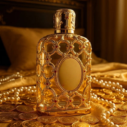 Exclusive Royal Amber Fragrance 80ml – Vanilla, Bergamot, Pineapple Notes – Amber, Oud, Gourmet Fruity Arabian Fragrance for Men and Women