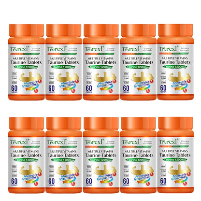 Multiple Vitamins Taurine Tablets for Energy boost, fatigue relief, and enhance physical strength