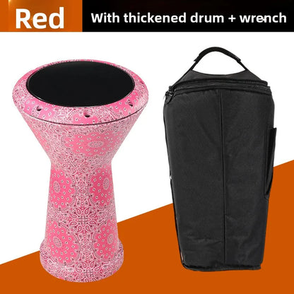 8.5 Inch Middle Eastern Drum Aluminium Arabic Hand Drumming Sound Healing Hand Drums Professional Percussion Musical Instruments