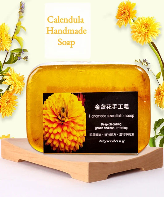 The Herbal Garden – Handmade Calendula, Lavender & Osmanthus Essential Oil Soap