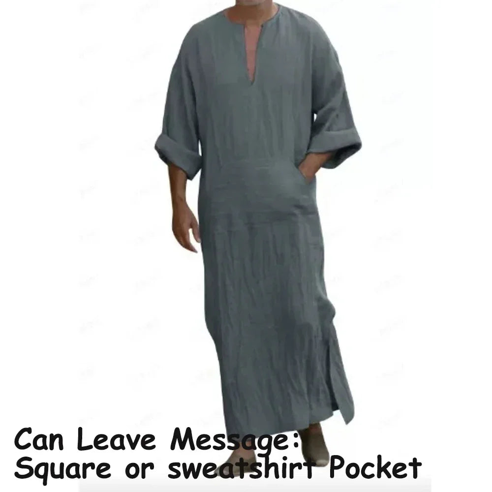 Short Sleeve Solid Color Men Muslim Islamic Kaftan Robe Jubba Thobe Kaftan Muslim Robe Casual Dubai Saudi Arabia Abaya Robes 5XL
