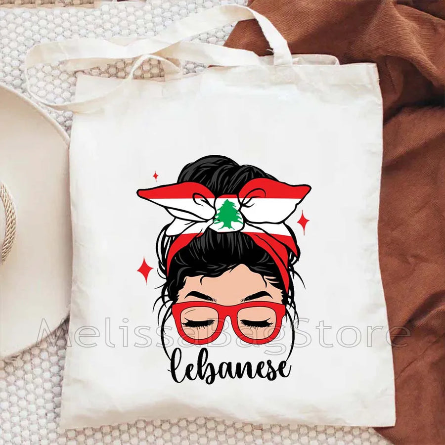 Love Beirut – Lebanese Roots Canvas Shoulder Tote