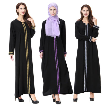 Lace & Legacy – Embroidered Party Abaya for the Arab Woman in America